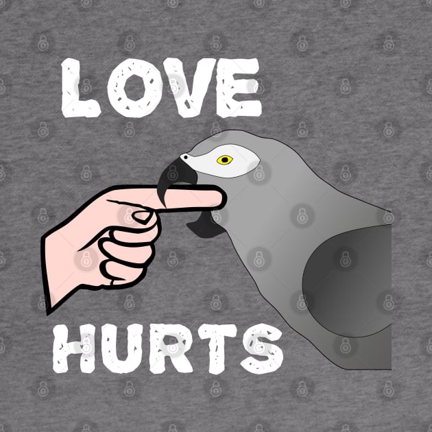 Love Hurts African Grey Parrot Biting by Einstein Parrot